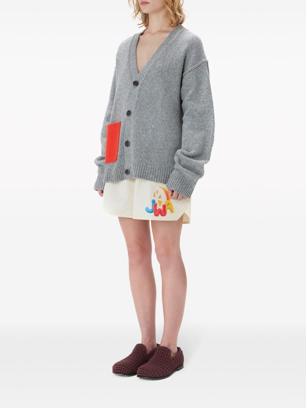 JWA CONTRAST POCKET CARDIGAN - 3