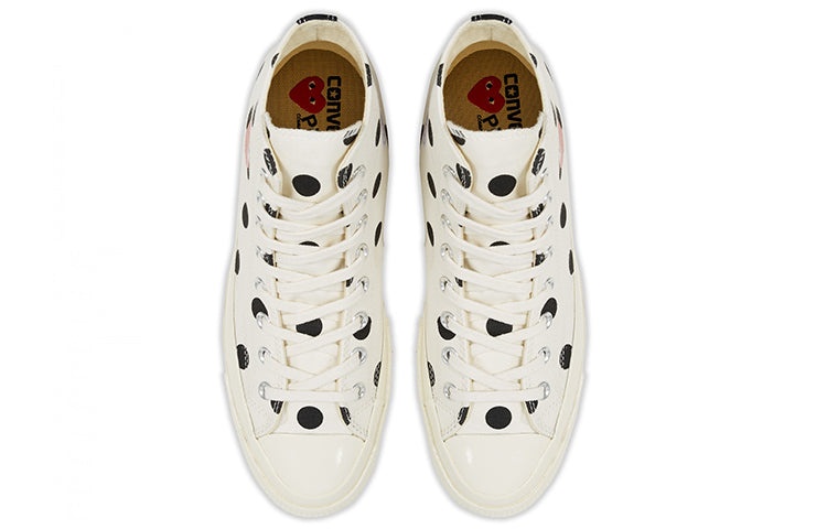 Converse x COMME des GARCONS PLAY Chuck 70 Hi 'White Polka Dot' 157251C - 3