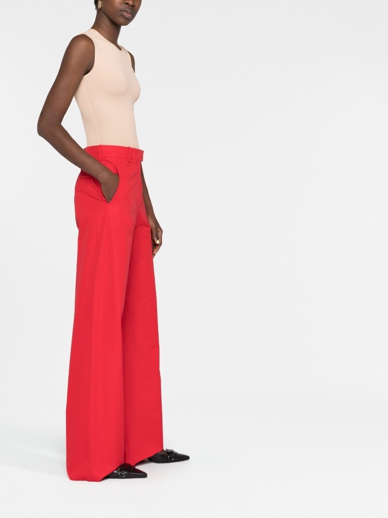 high-waist tailored trousers - 6