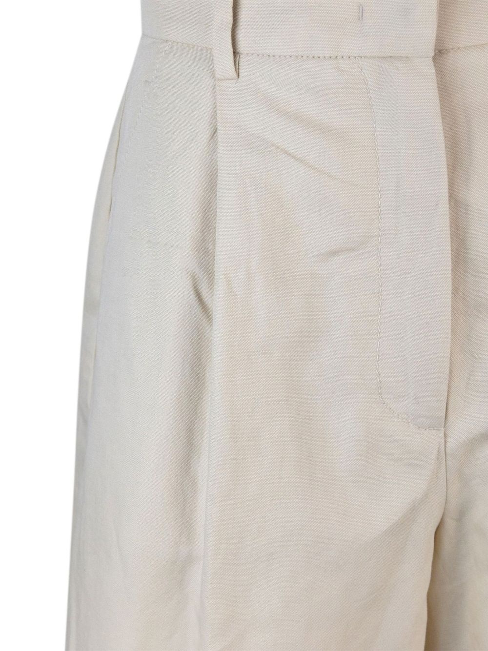 Ecuba pleated high-waisted shorts - 3