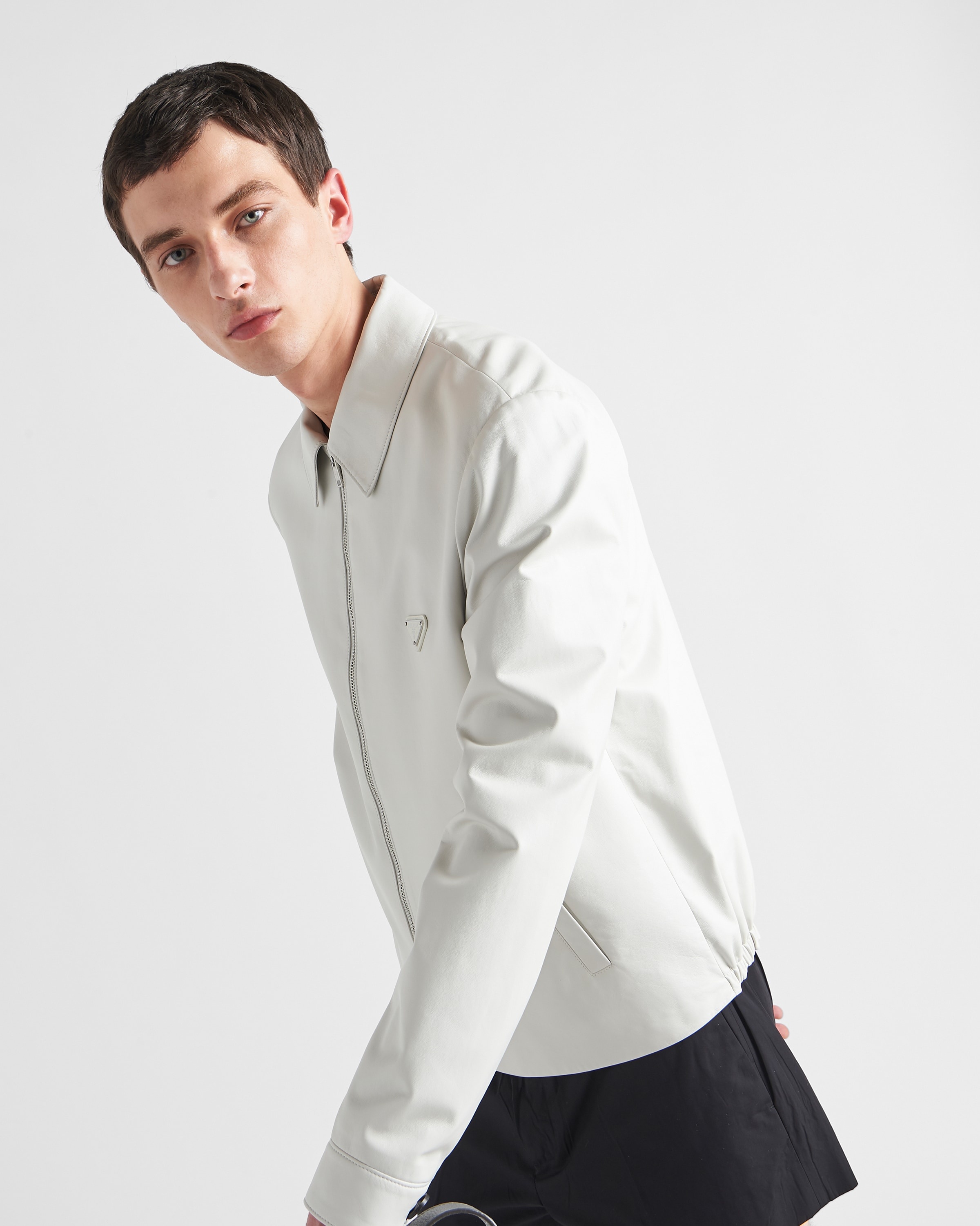 Prada terrycloth blouson jacket - White