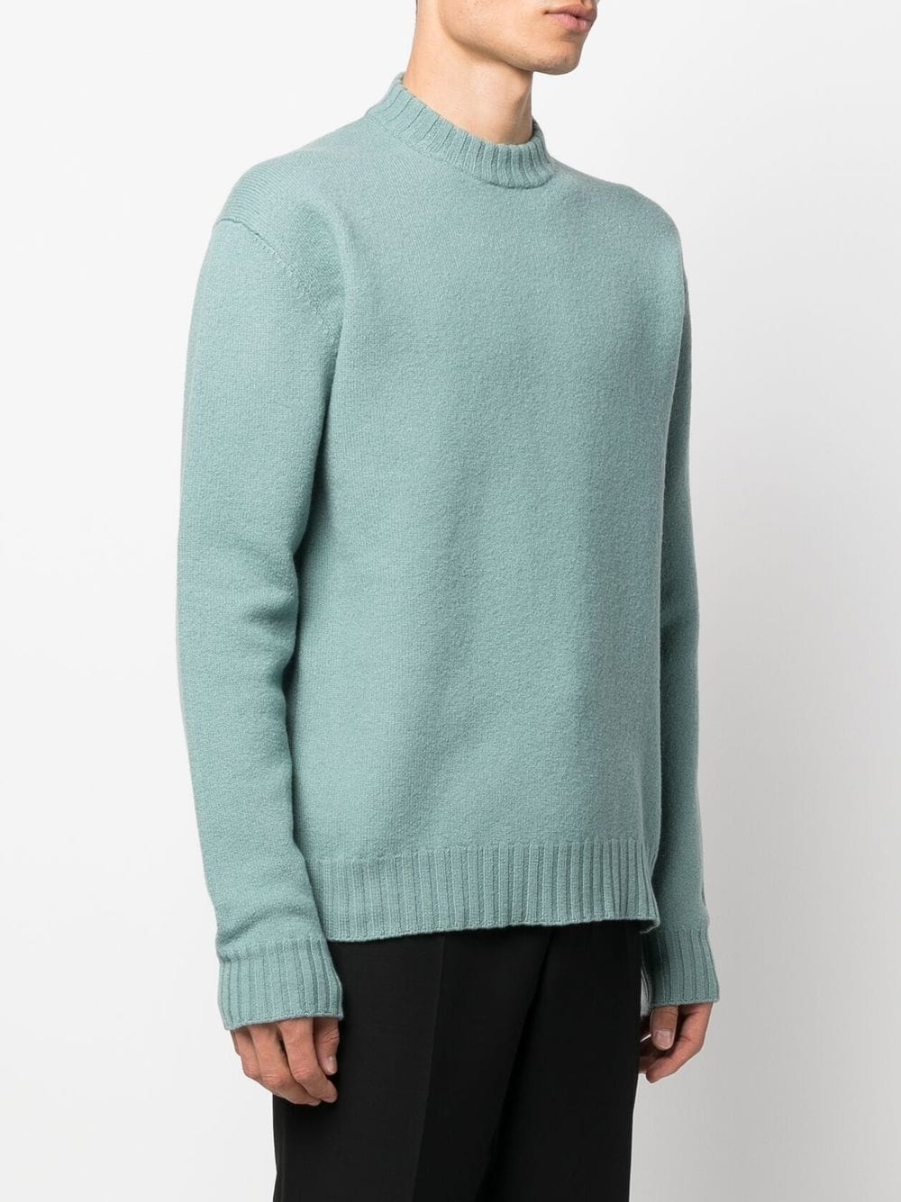 mock-neck wool jumper - 3