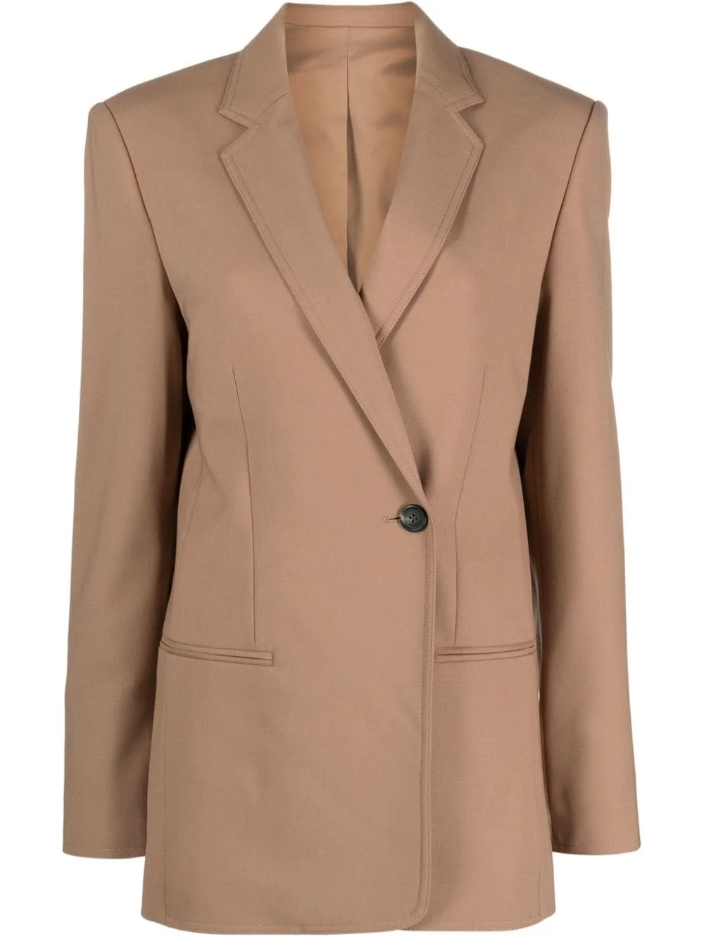 notched-lapels tailored blazer - 1