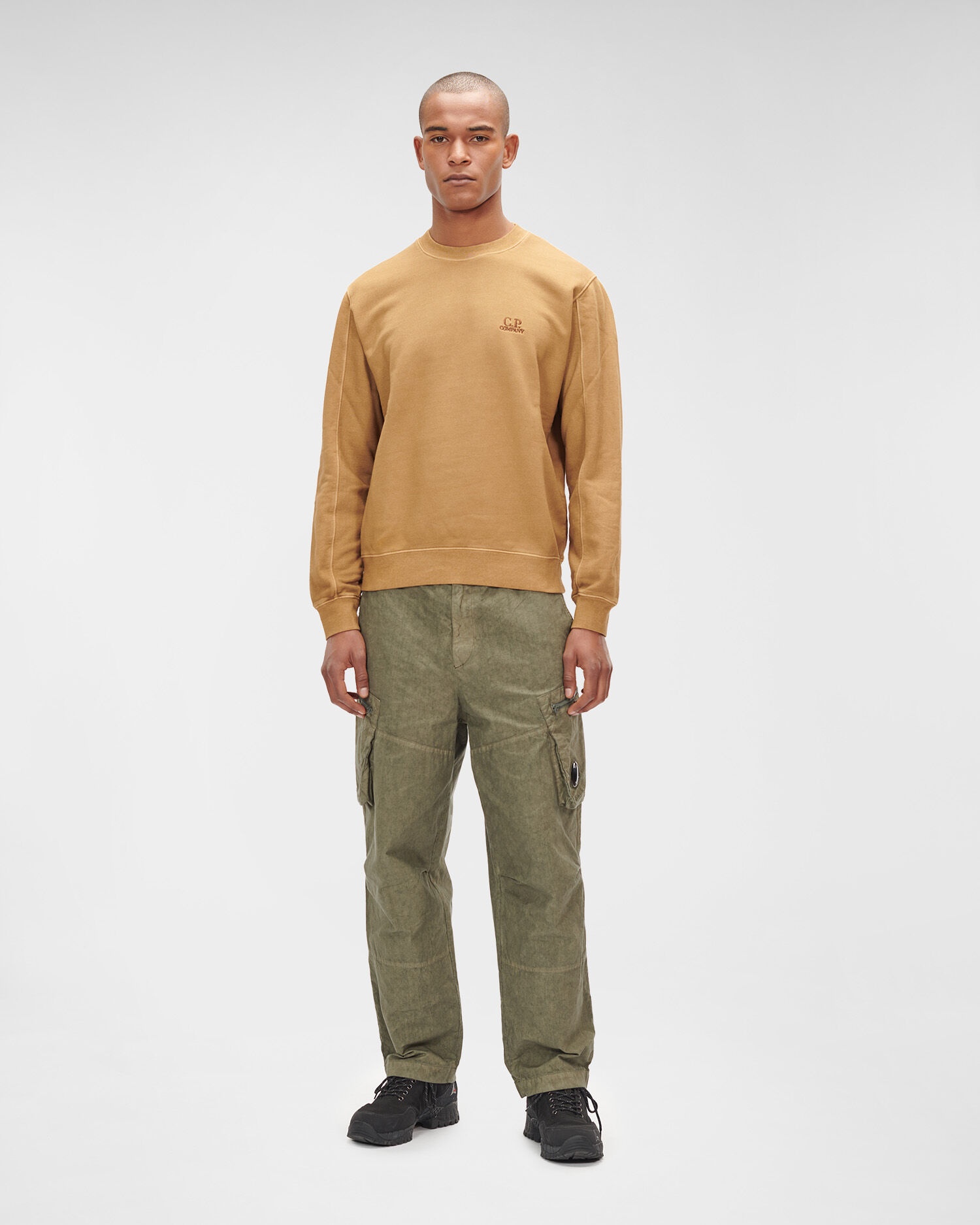 Brushed & Emerized Diagonal Fleece Sweatshirt - 3