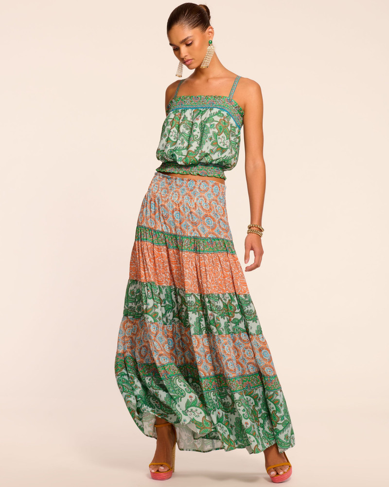 Miley Smocked Sleeveless Crop Top 4