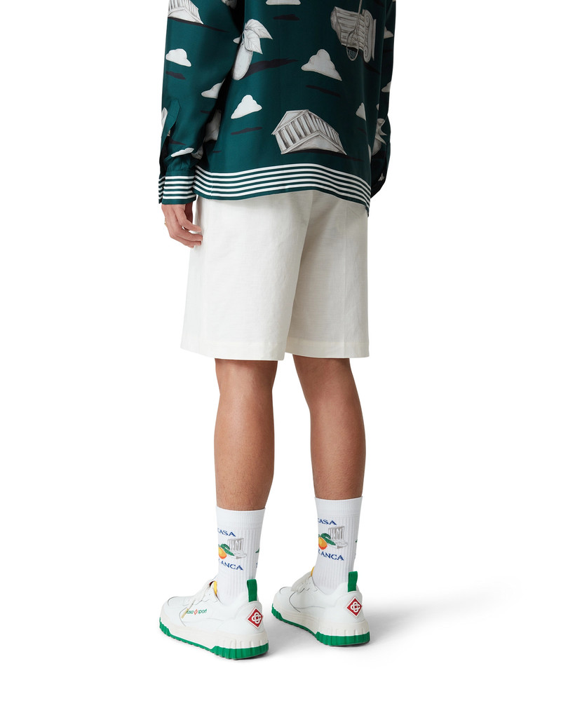 Mens The Court White & Green Sneaker 5