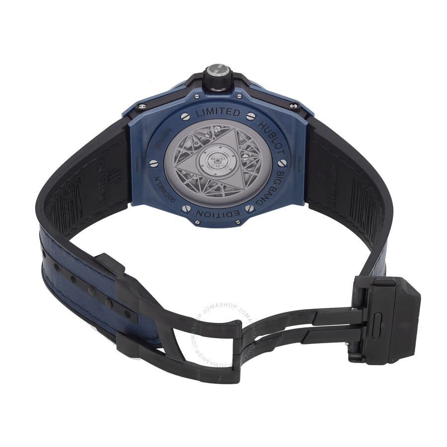 Pre-owned Hublot Big Bang Sang Bleu Blue Dial Men's Watch 415.EX.7179.VR.MXM19 - 6