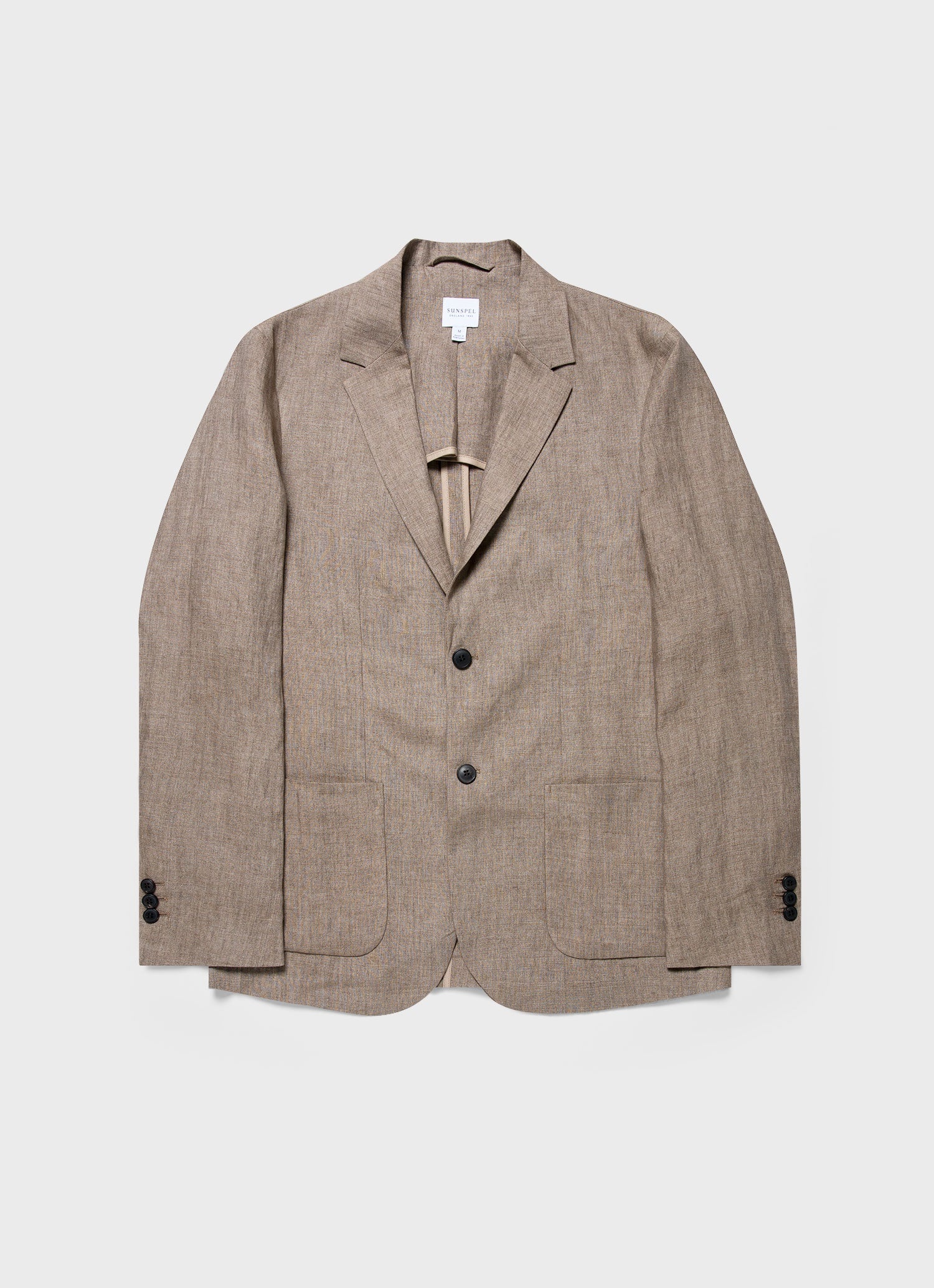Linen Unstructured Blazer - 1