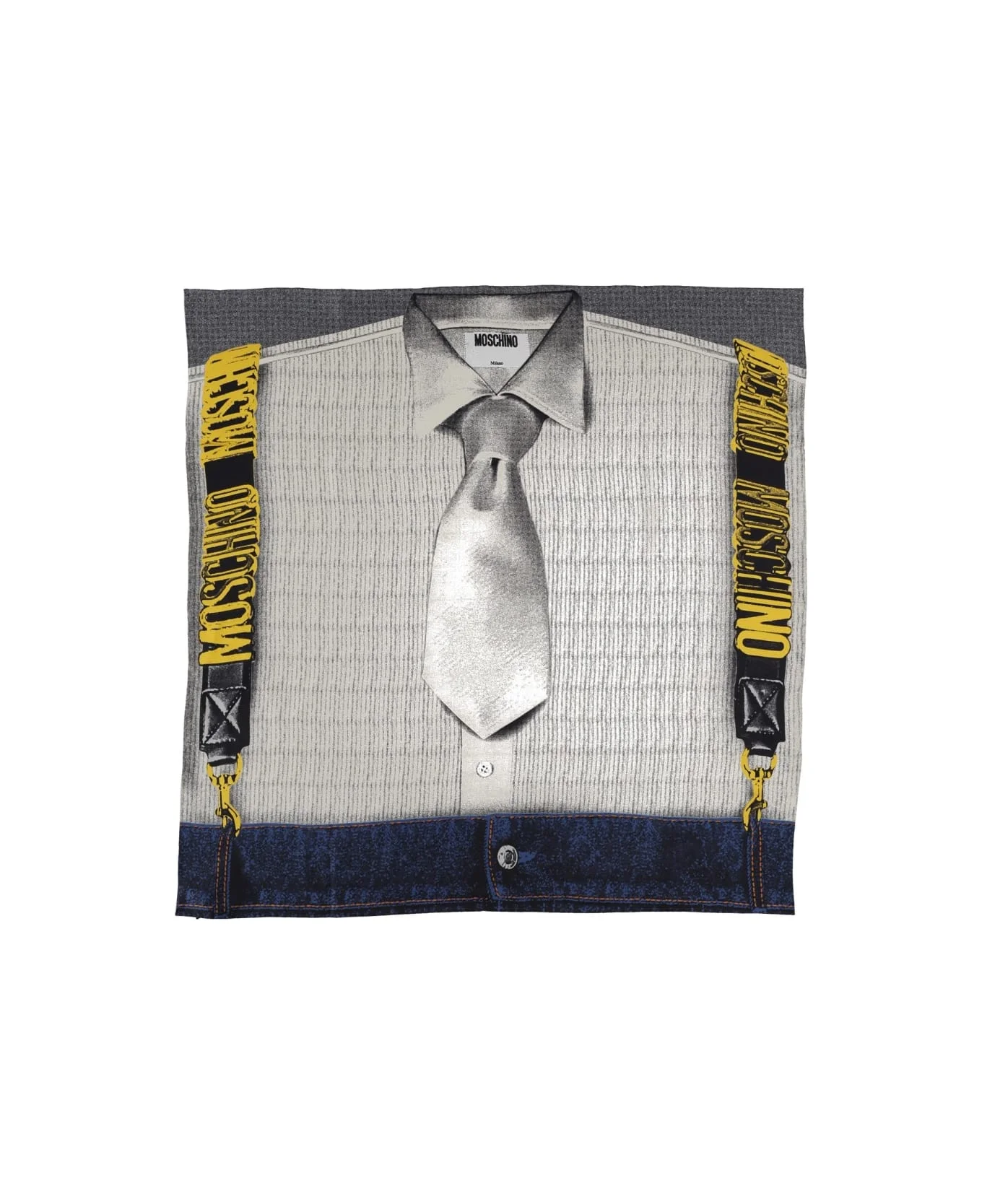 Silk Scarf With Print - 1