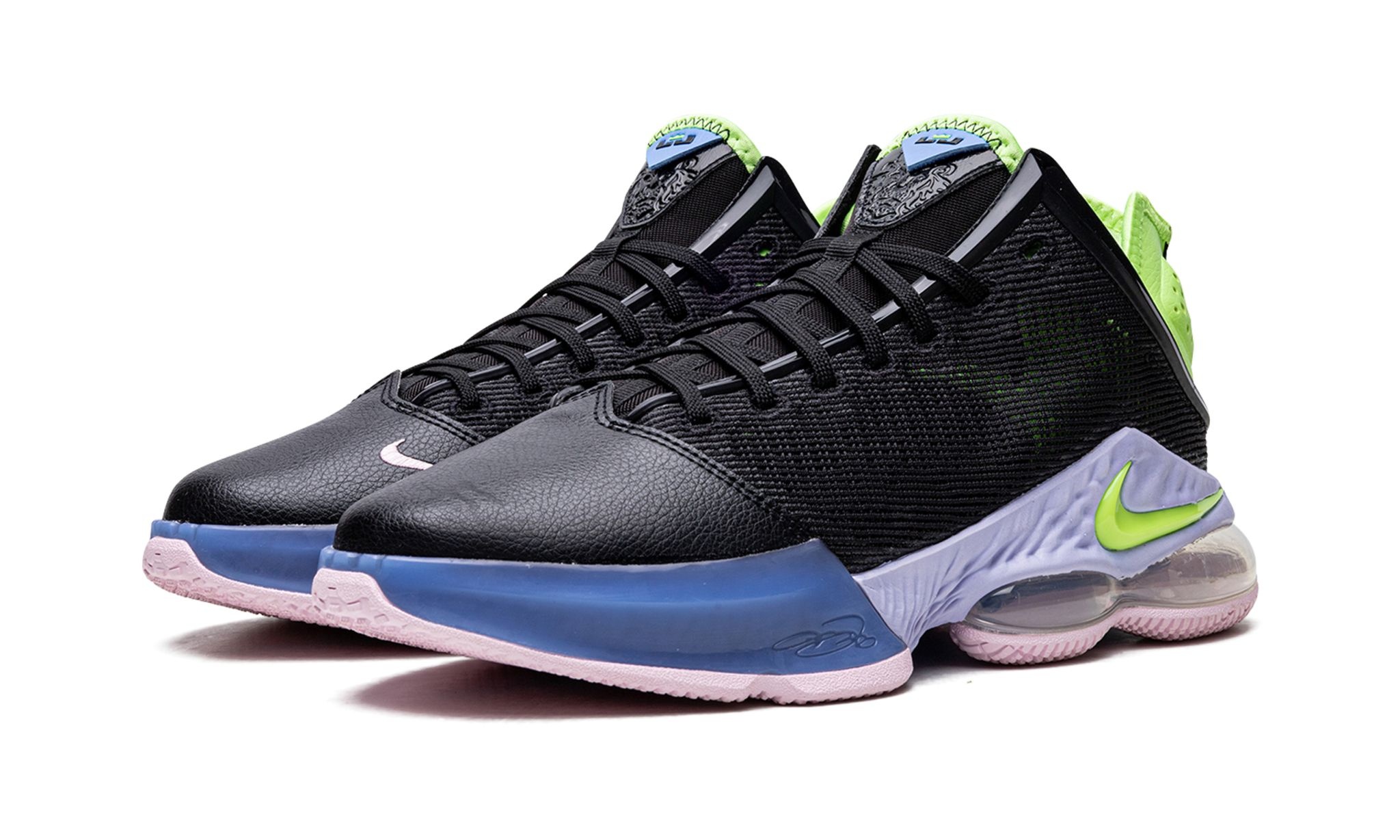LeBron 19 Low "Black / Ghost Green" - 2