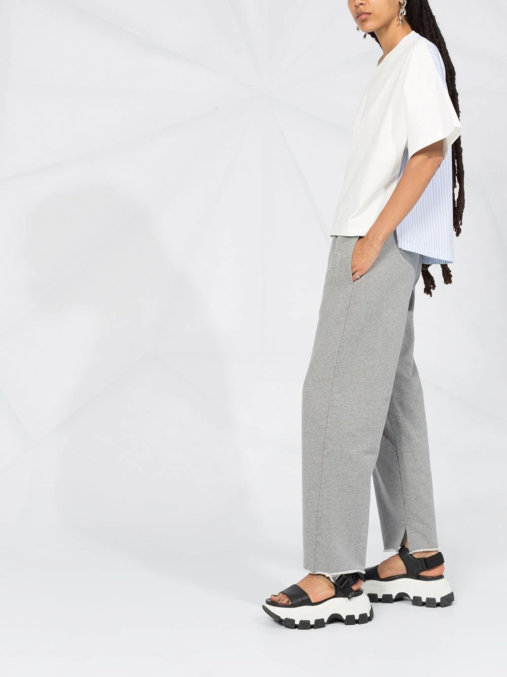 straight-leg track pants - 6