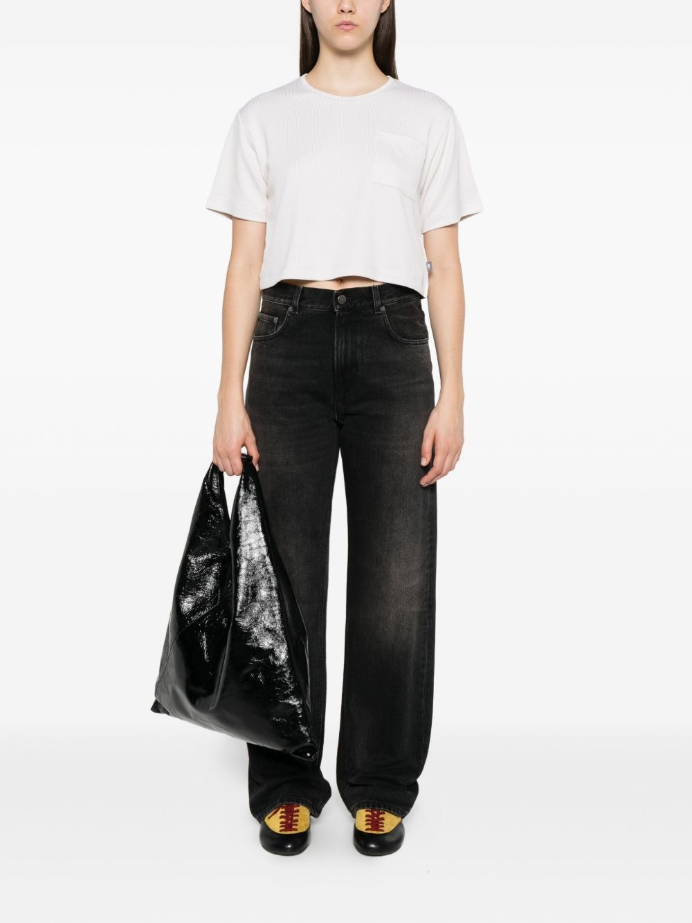 pocket ribbed top - 2