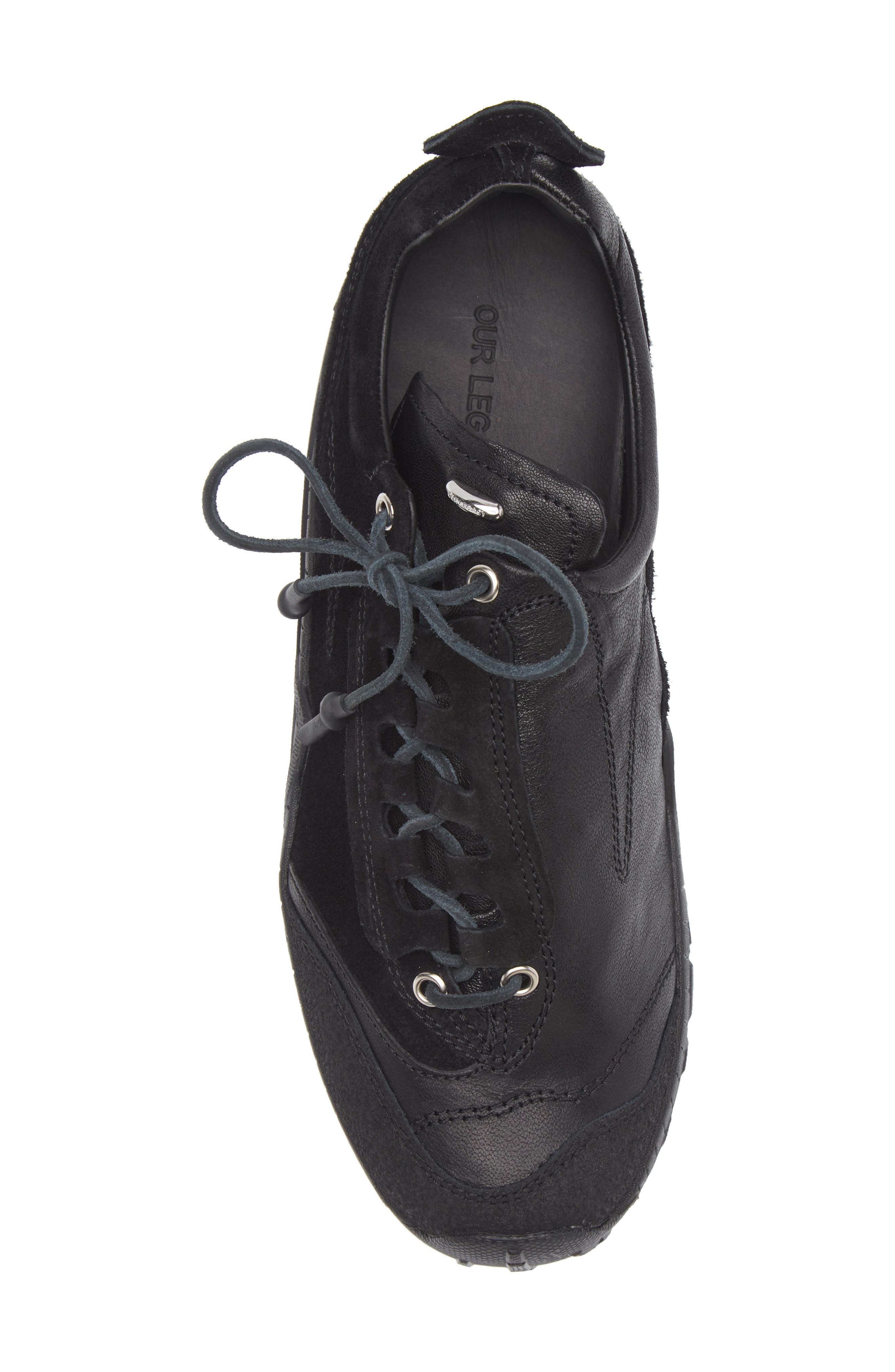 OUR LEGACY Gabe Sneaker in Stealth Black Leather at Nordstrom - 5