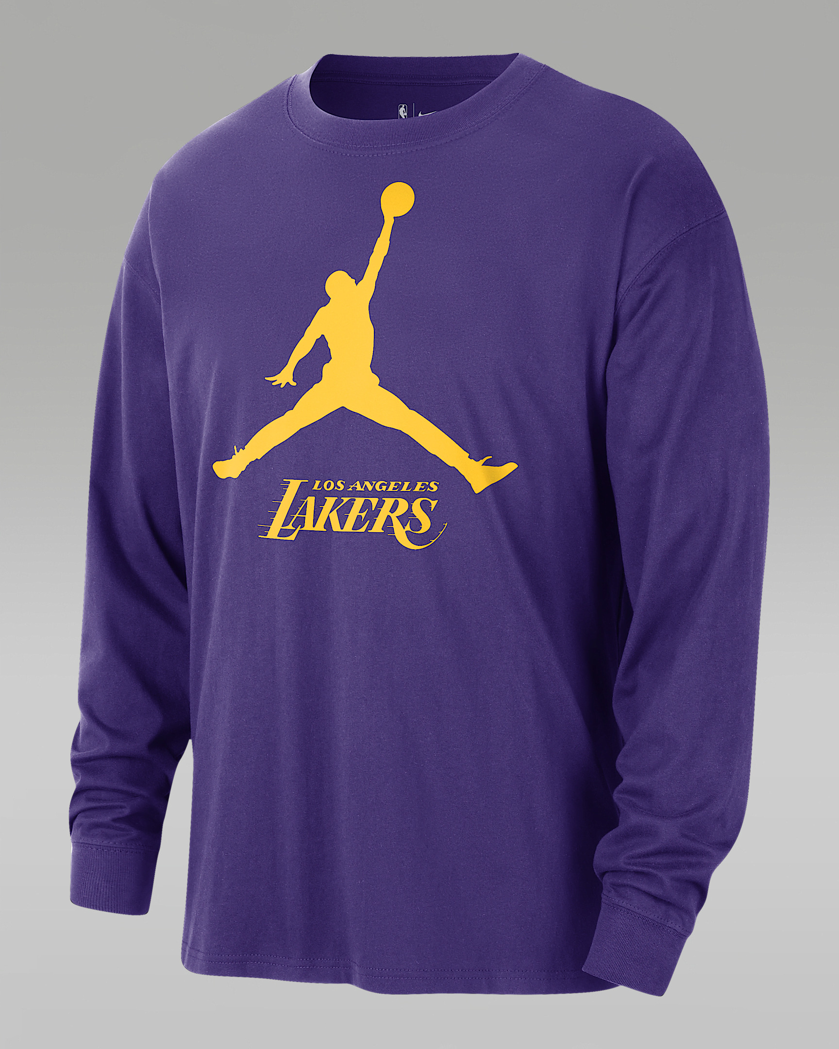 Los Angeles Lakers Essential Men's Jordan NBA Long-Sleeve T-Shirt - 1