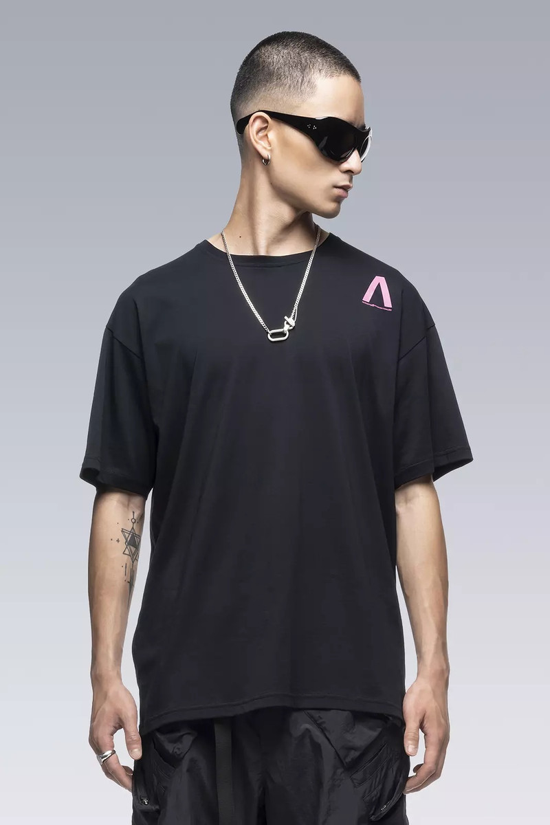 S24-PR-C Pima Cotton Short Sleeve T-shirt Black 4