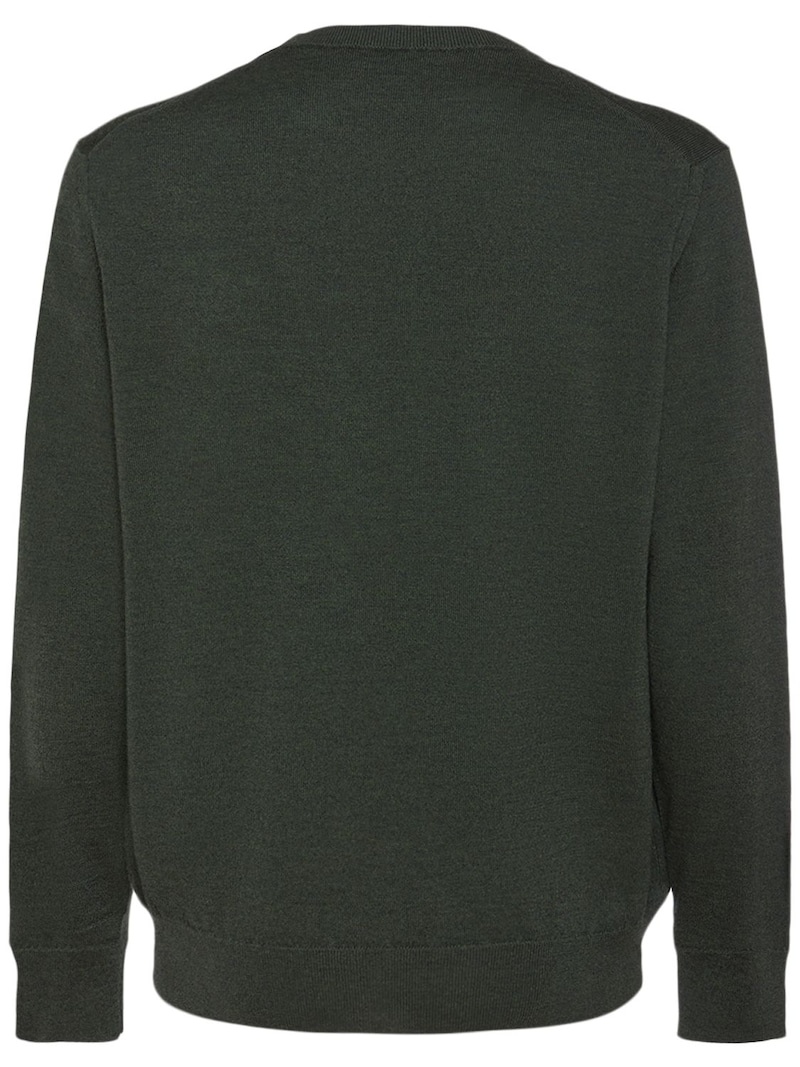 Roma wool crewneck sweater - 3