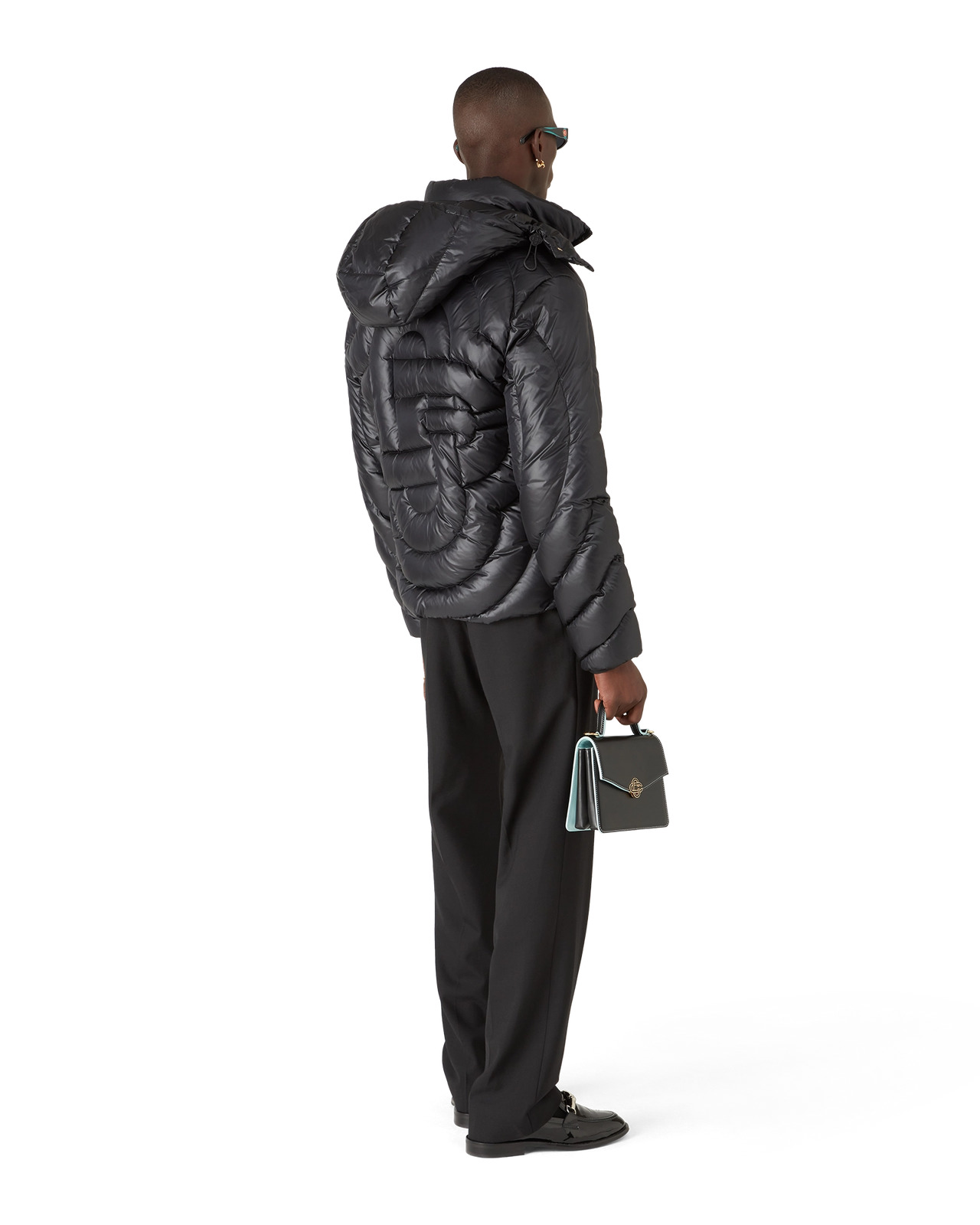 Monogram Quilted Nylon Puffer Jacket | Casablanca Paris - 3
