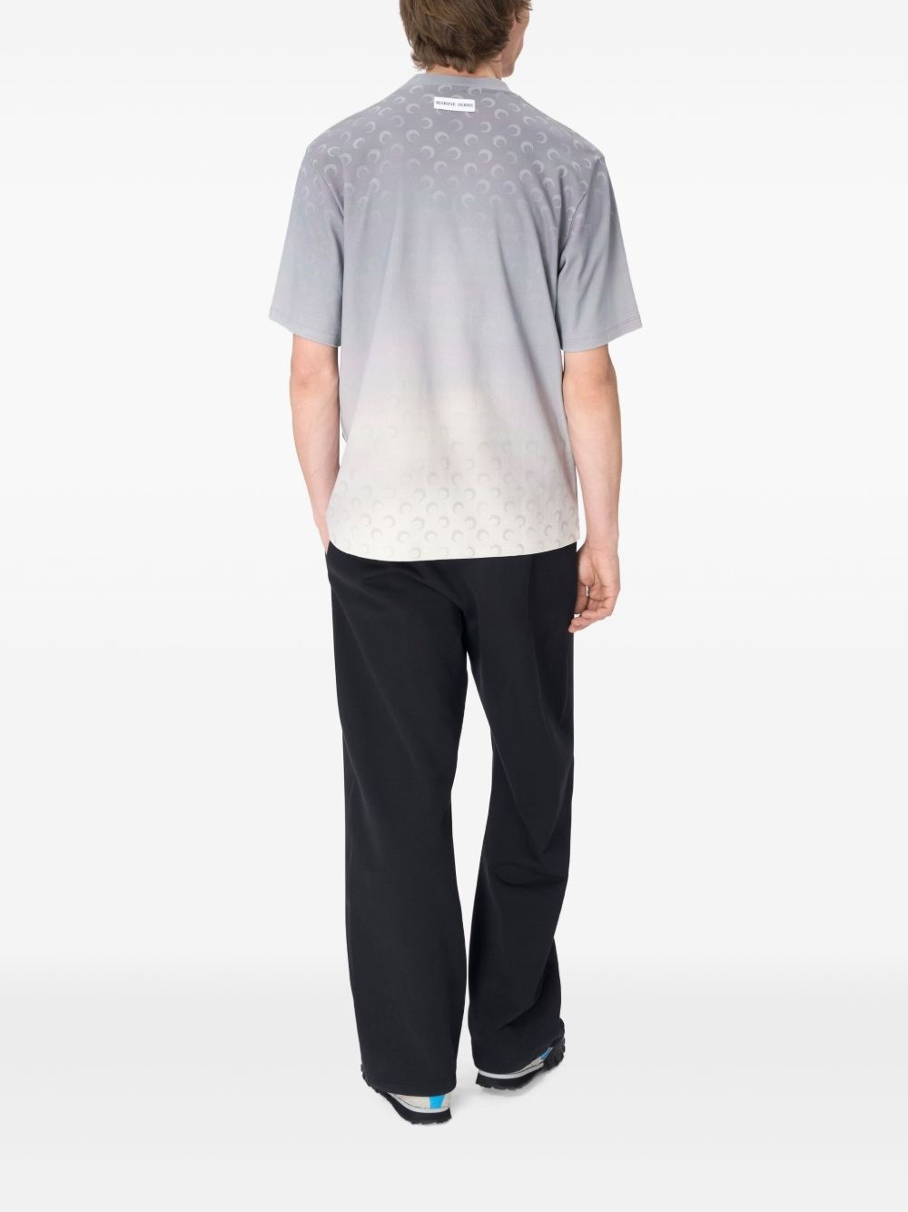 Moon-print T-shirt - 2