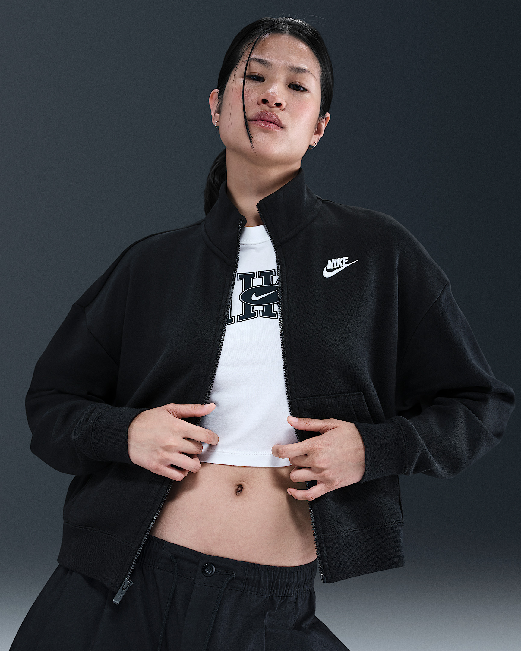 Nike Sportswear Club Fleece Women's Loose Track Jacket - 3