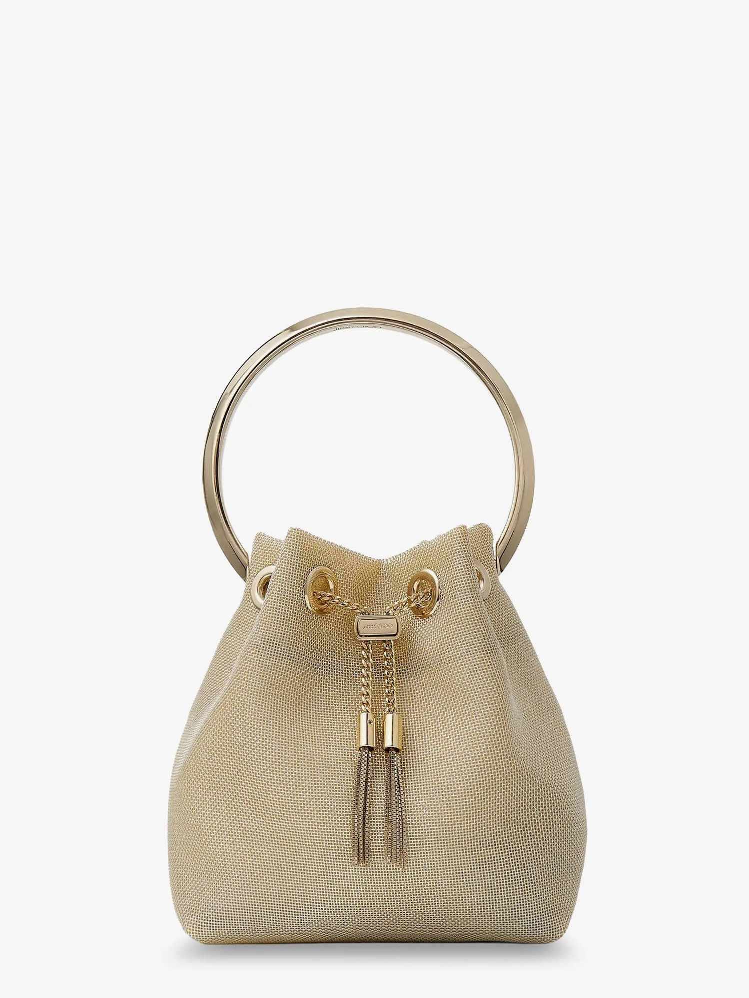 Bon Bon Metallic Mesh Bucket Bag - 1