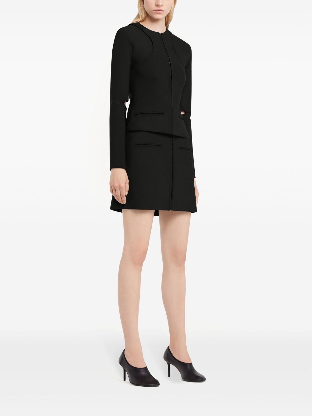 Heritage Clipped mini skirt - 3