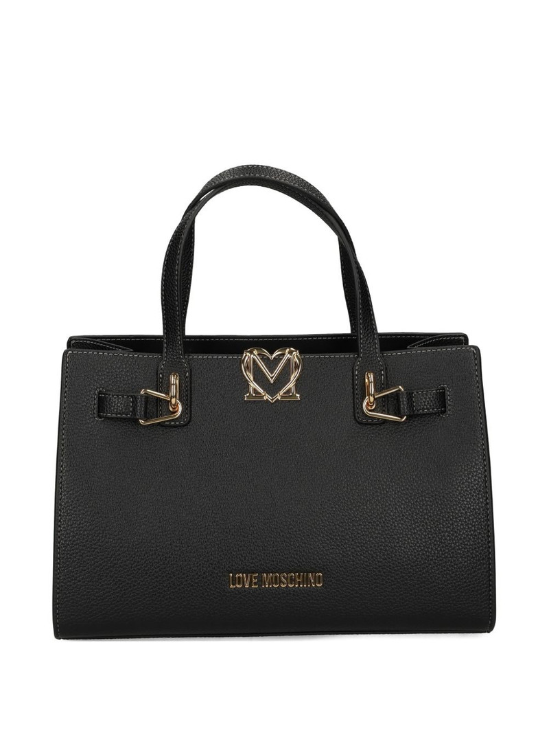 heart-embellishment tote bag 1