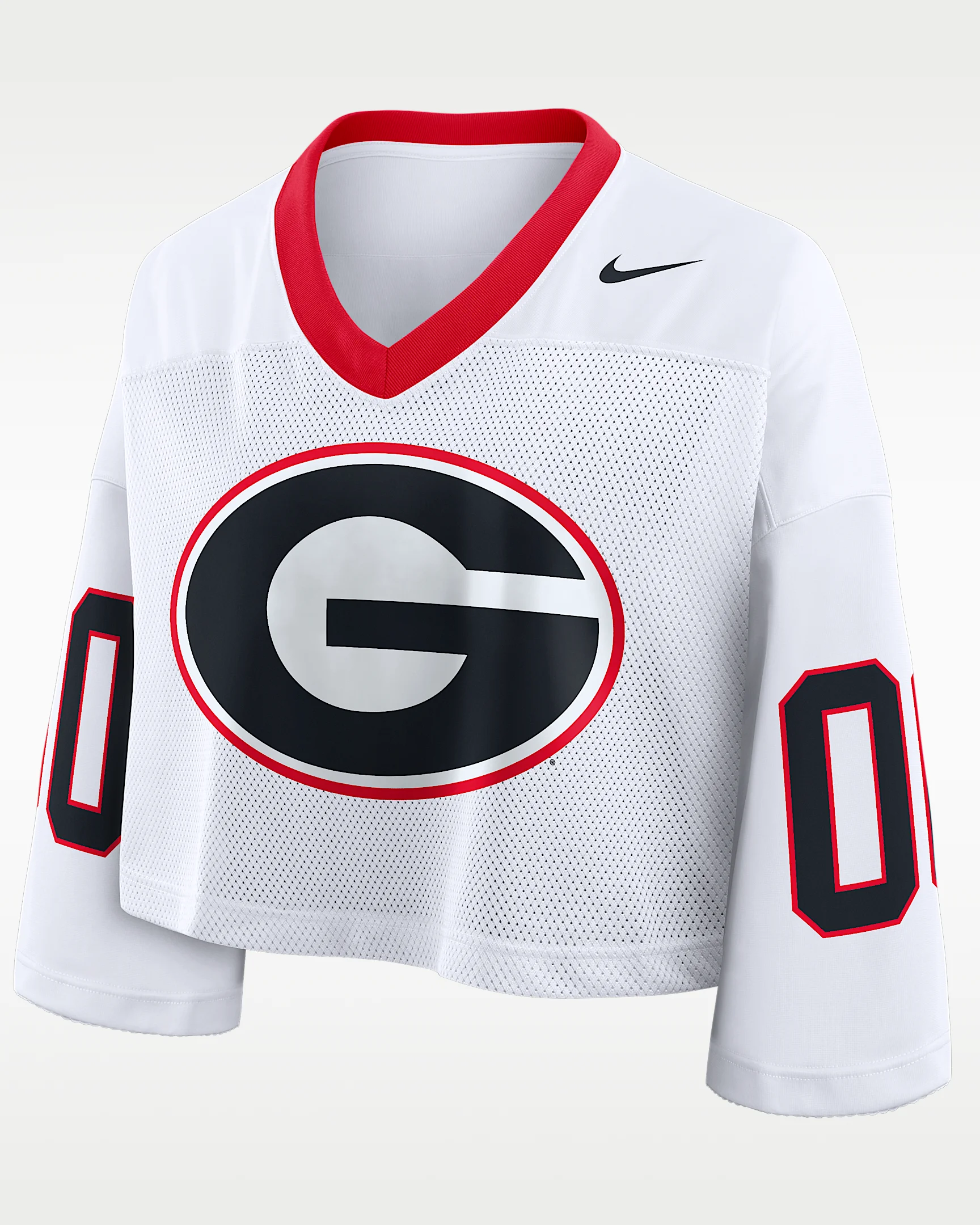 Georgia Logo Women's Nike Dri-FIT College Cropped Jersey - 1