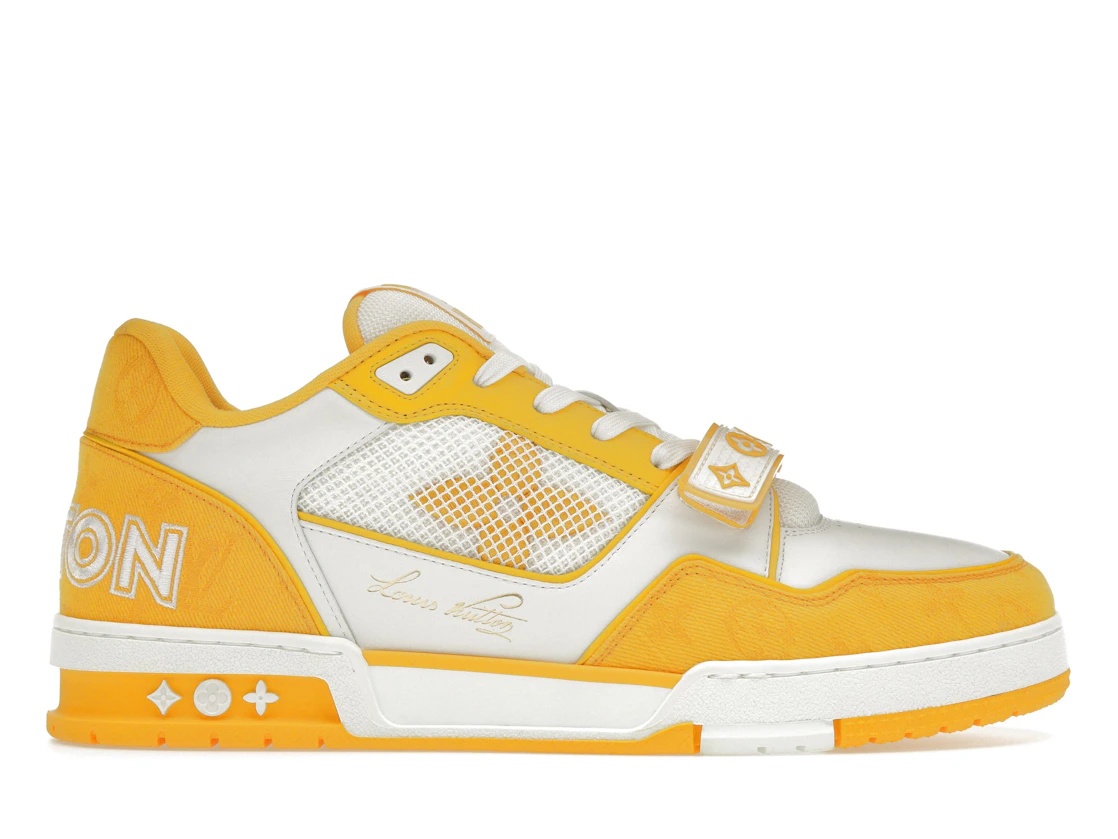 Louis Vuitton Trainer Monogram Denim Yellow - 1