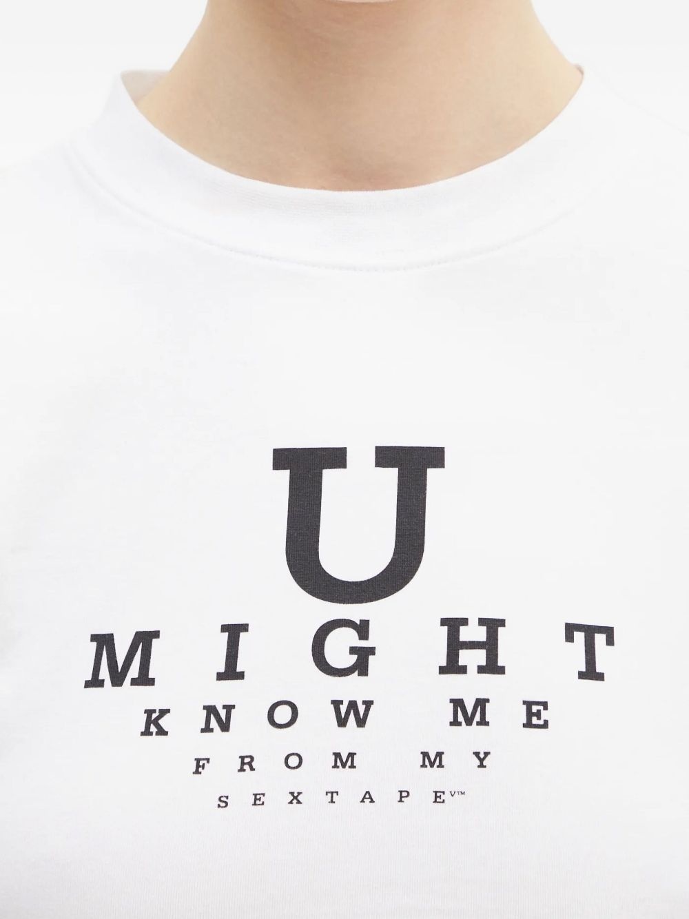 eye-chart cropped top - 5
