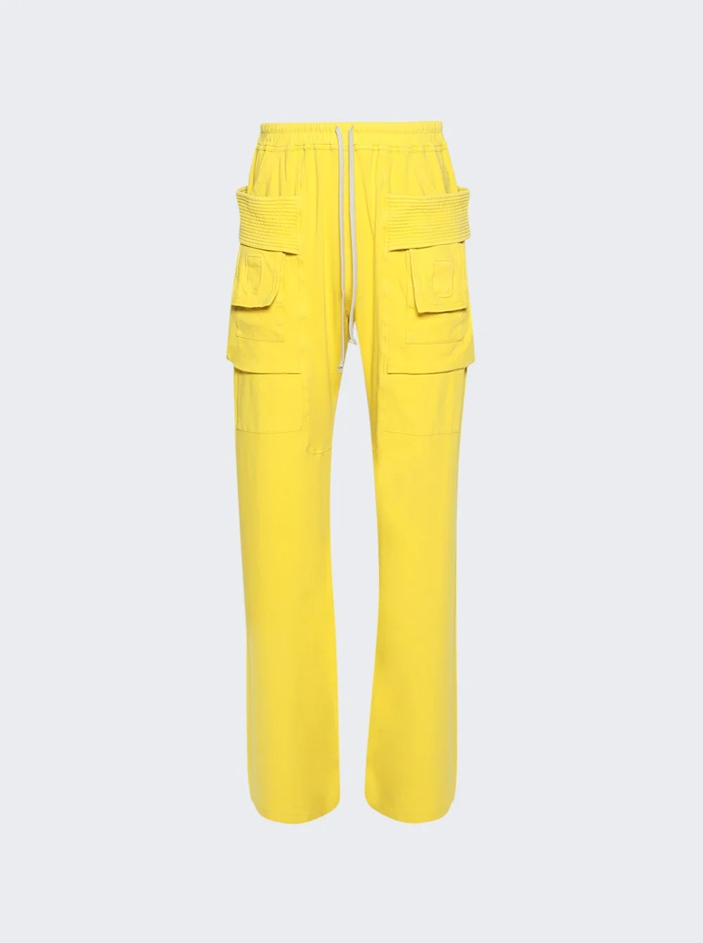 Pantaloni Creatch Wide Cargo Drawstring Lemon - 1