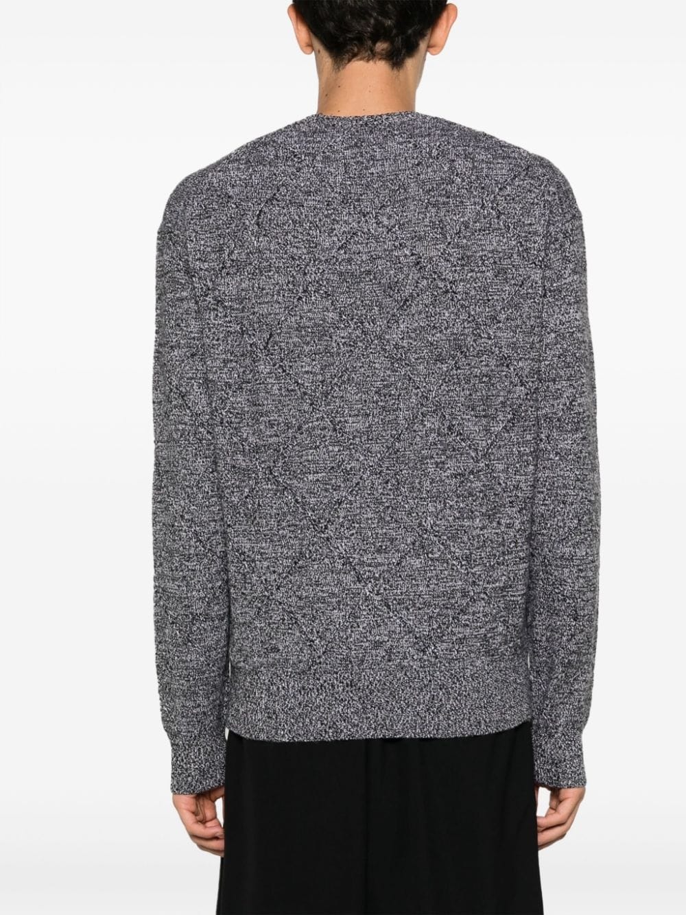 crew-neck chunky-knit jumper - 7