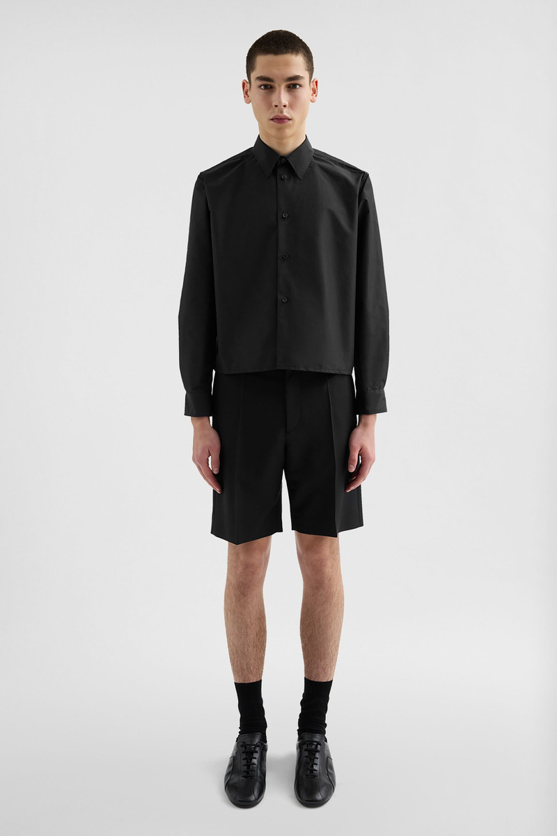 Jil Sander Wool Canvas Shorts outlook