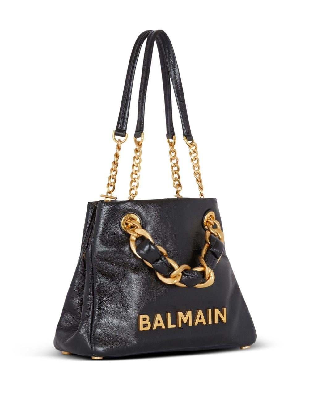 1945 leather tote bag - 5