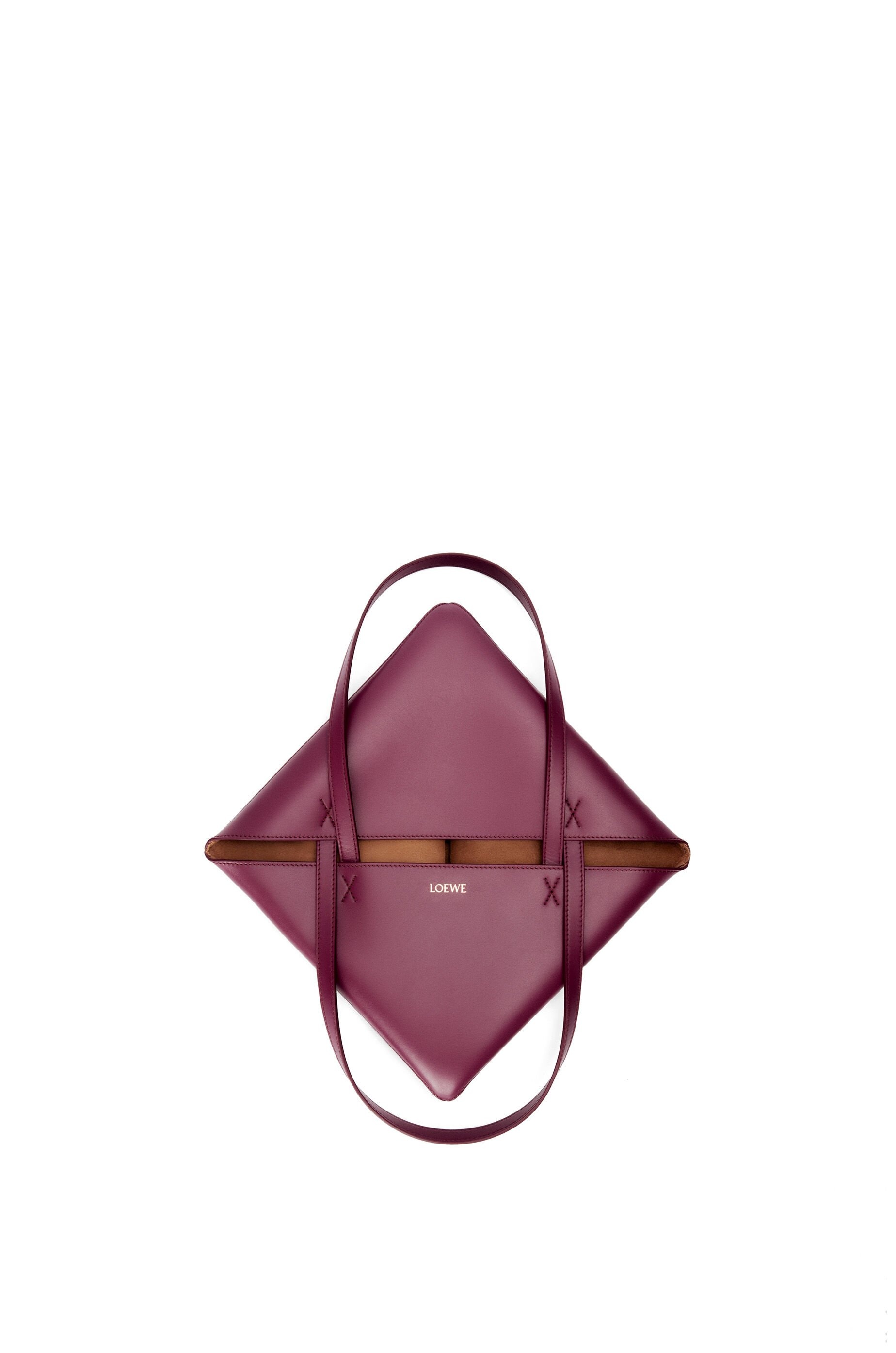 Puzzle Fold Tote in shiny calfskin - 8