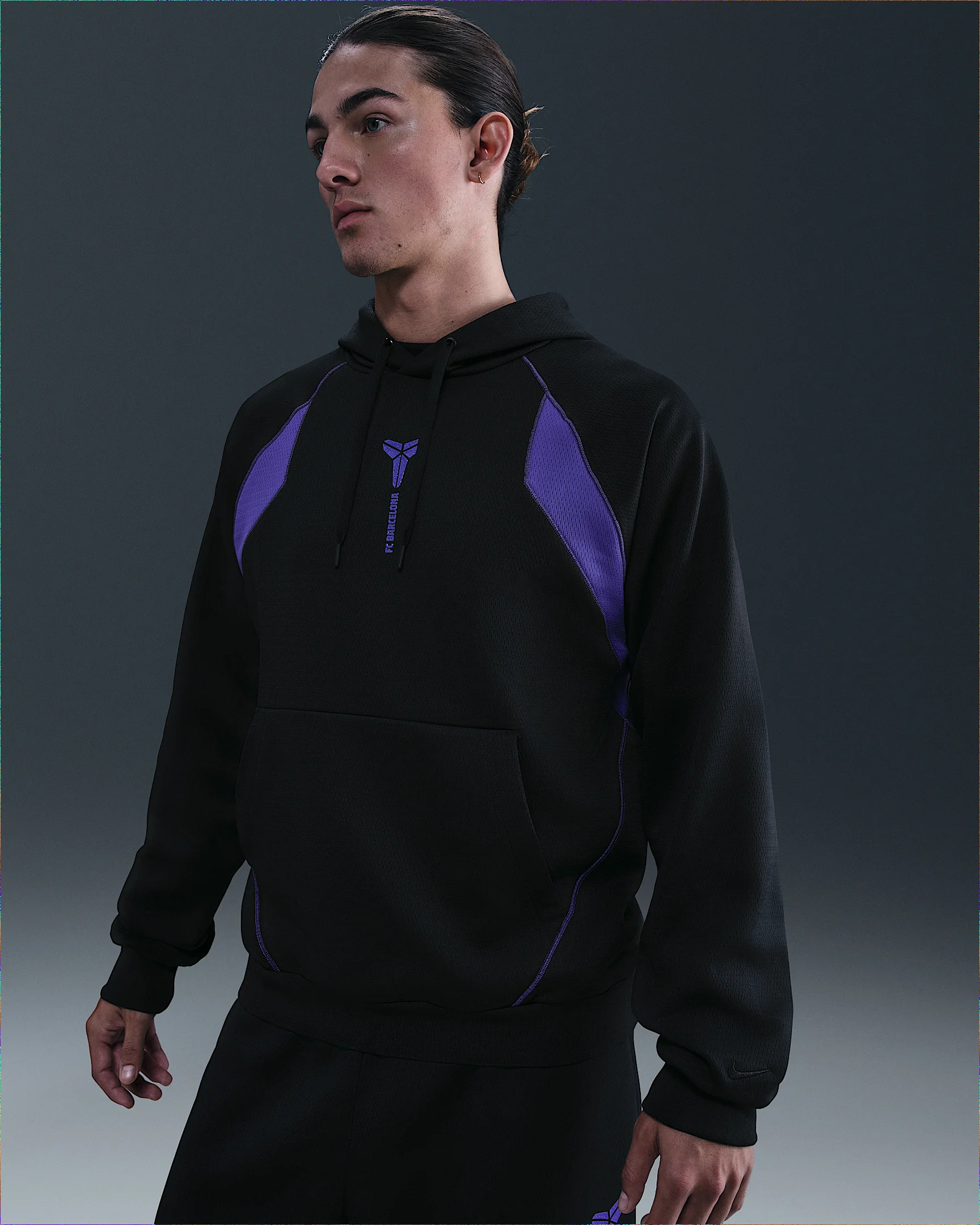 FC Barcelona Away Kobe Therma-FIT Soccer Pullover Hoodie - 1