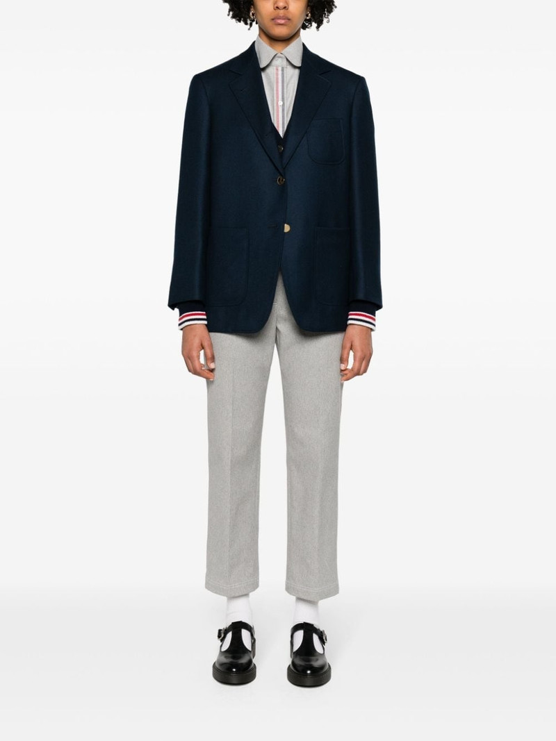 Thom Browne single-breasted wool blazer outlook