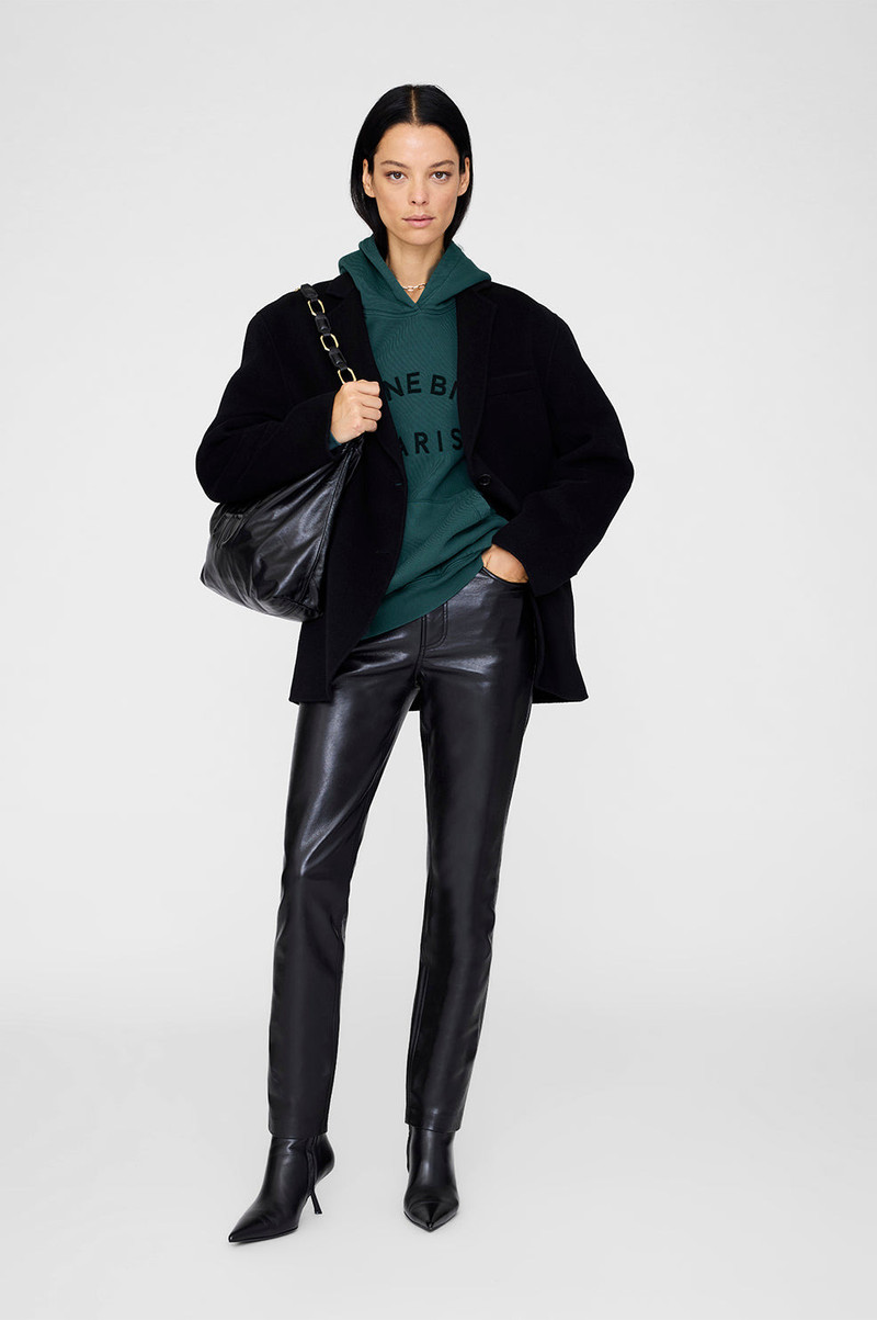 ANINE BING Harvey Sweatshirt Paris - Dark Teal outlook