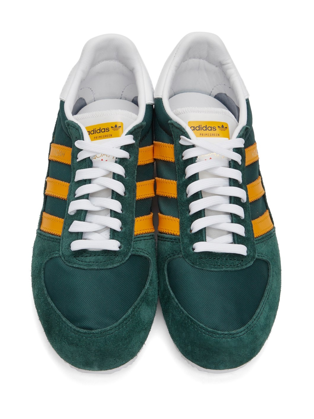 Green & Yellow adidas Originals Edition Vintage Runner Sneakers - 5