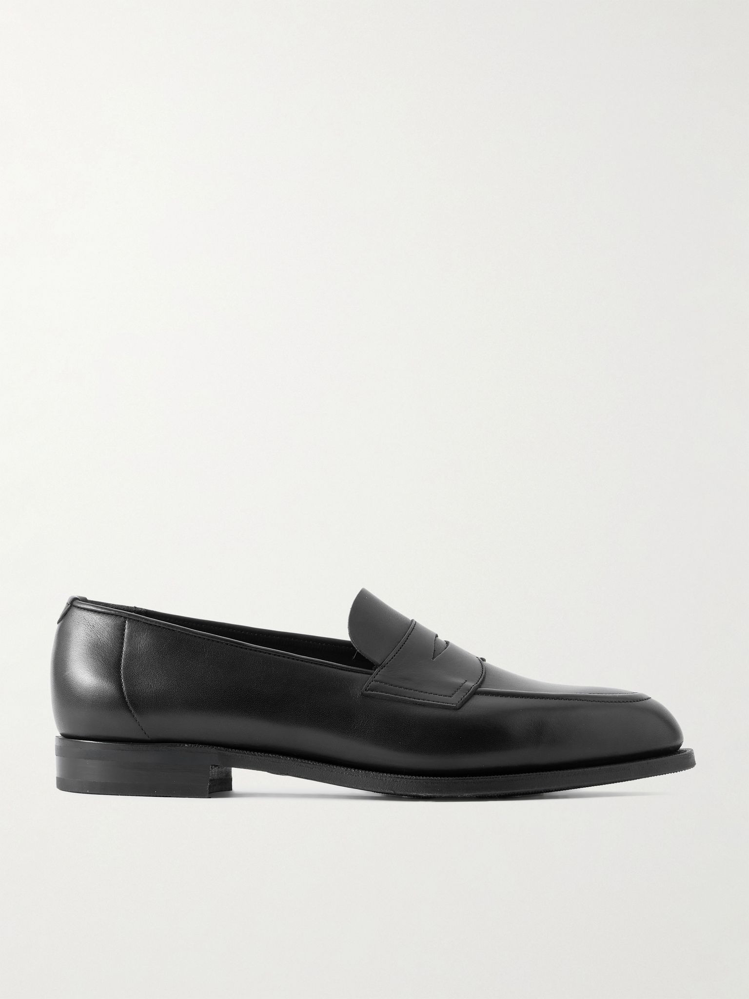 Piccadilly Leather Penny Loafers Black - 1