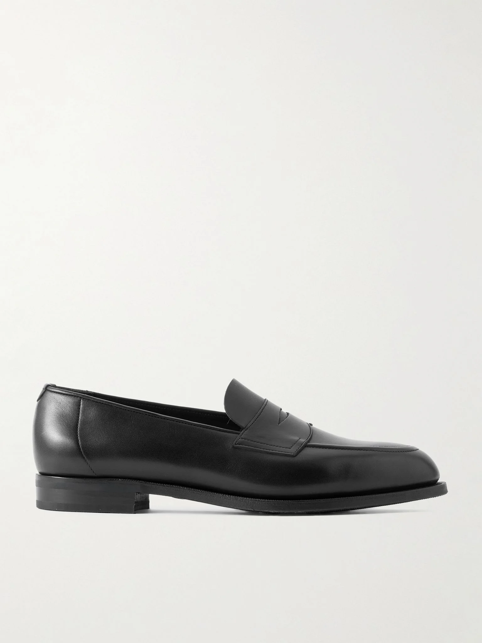 Piccadilly Leather Penny Loafers Black - 1