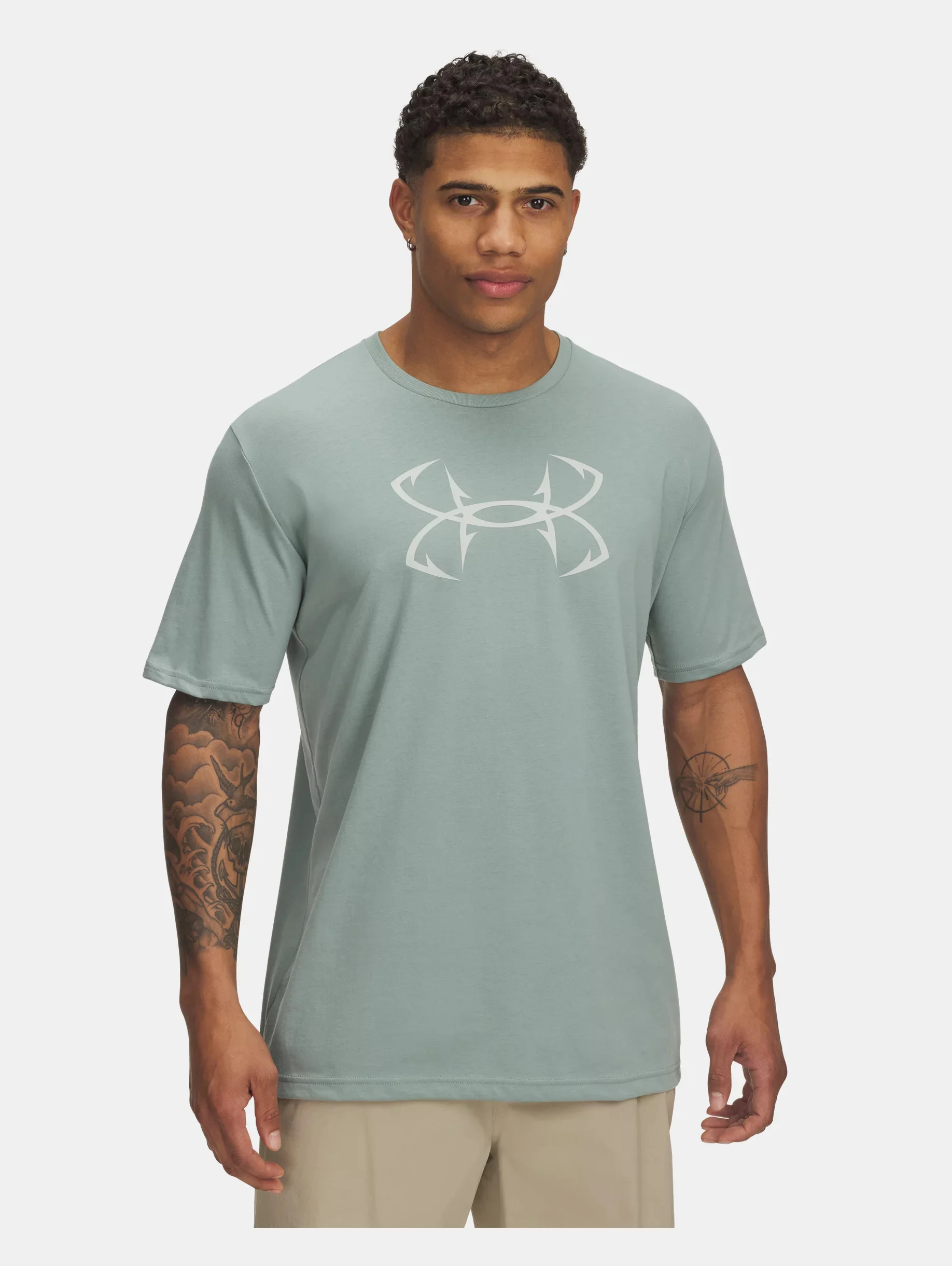 Men's UA Fish Hook Logo T-Shirt - 1
