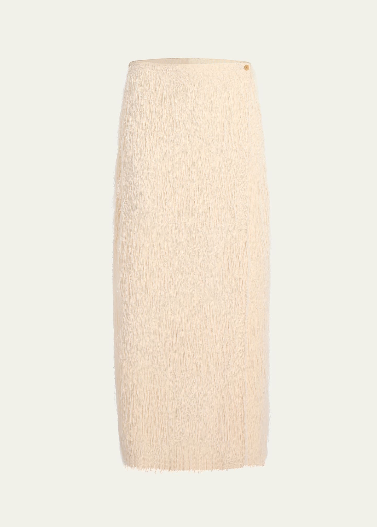 Quinn Fringe Knit Ankle Wrap Skirt - 1
