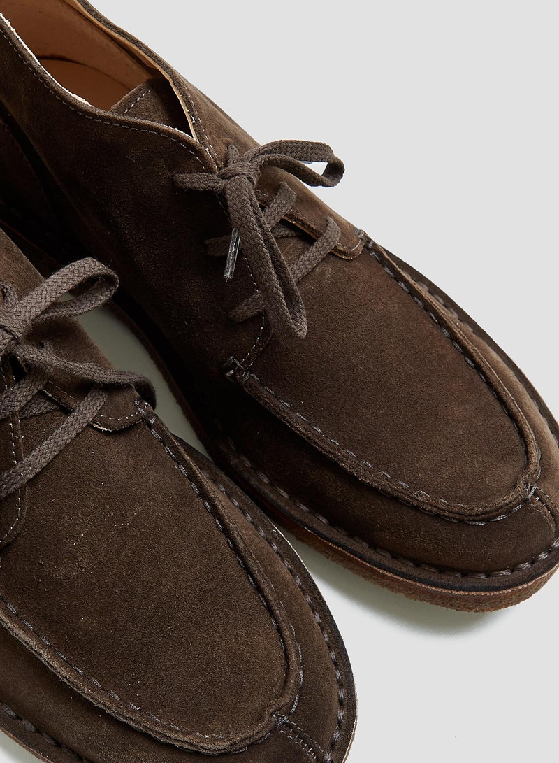 Nigel Cabourn Astorflex Dukeflex Mocassino Suede Chukka Boot in Dark Brown outlook