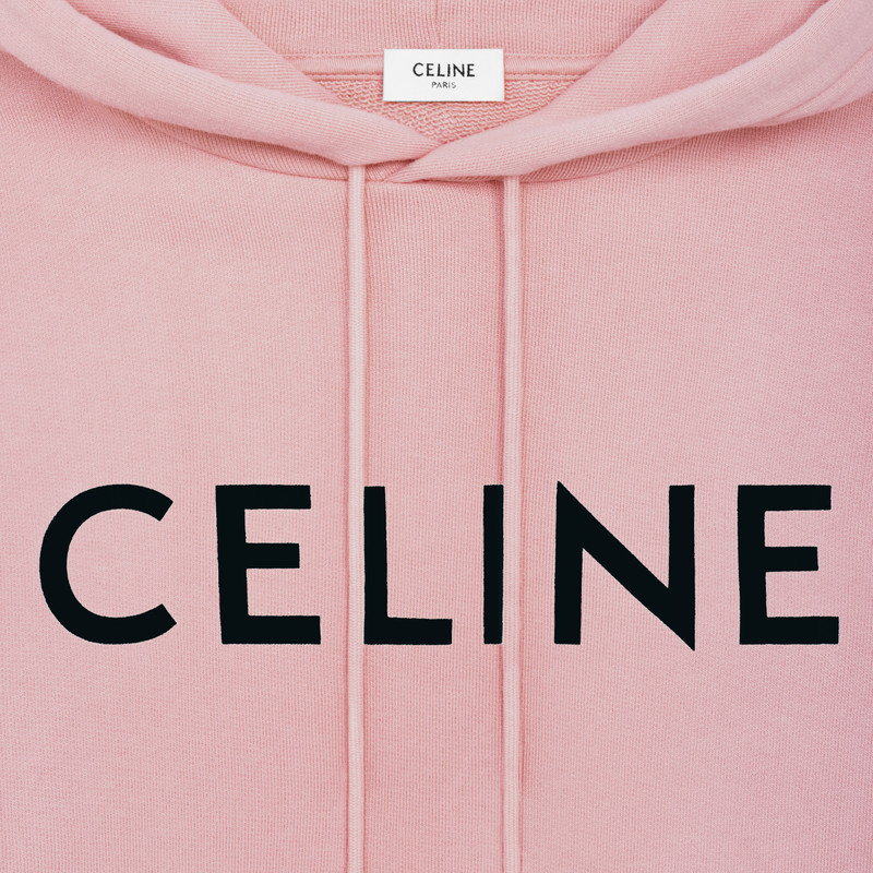 LOOSE CELINE HOODIE IN COTTON FLEECE 3