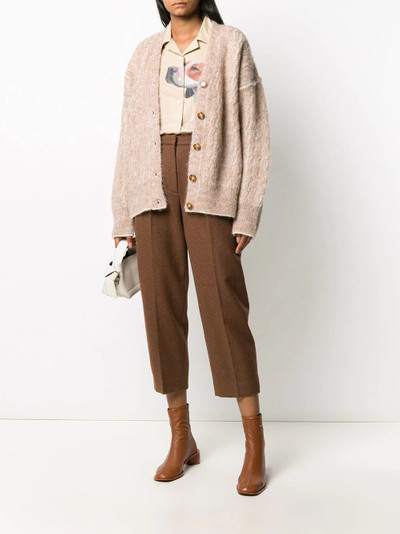 Acne Studios oversized V-neck cardigan outlook