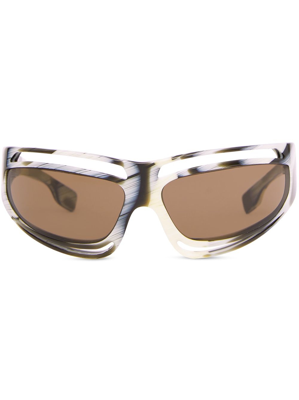 Eliot Shield wraparound-frame sunglasses - 1