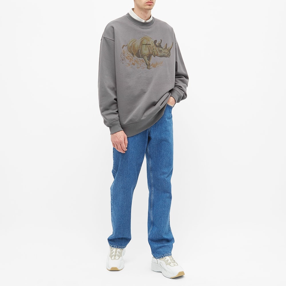 Acne Studios Forban Endangered Species Oversize Crew Sweat - 6