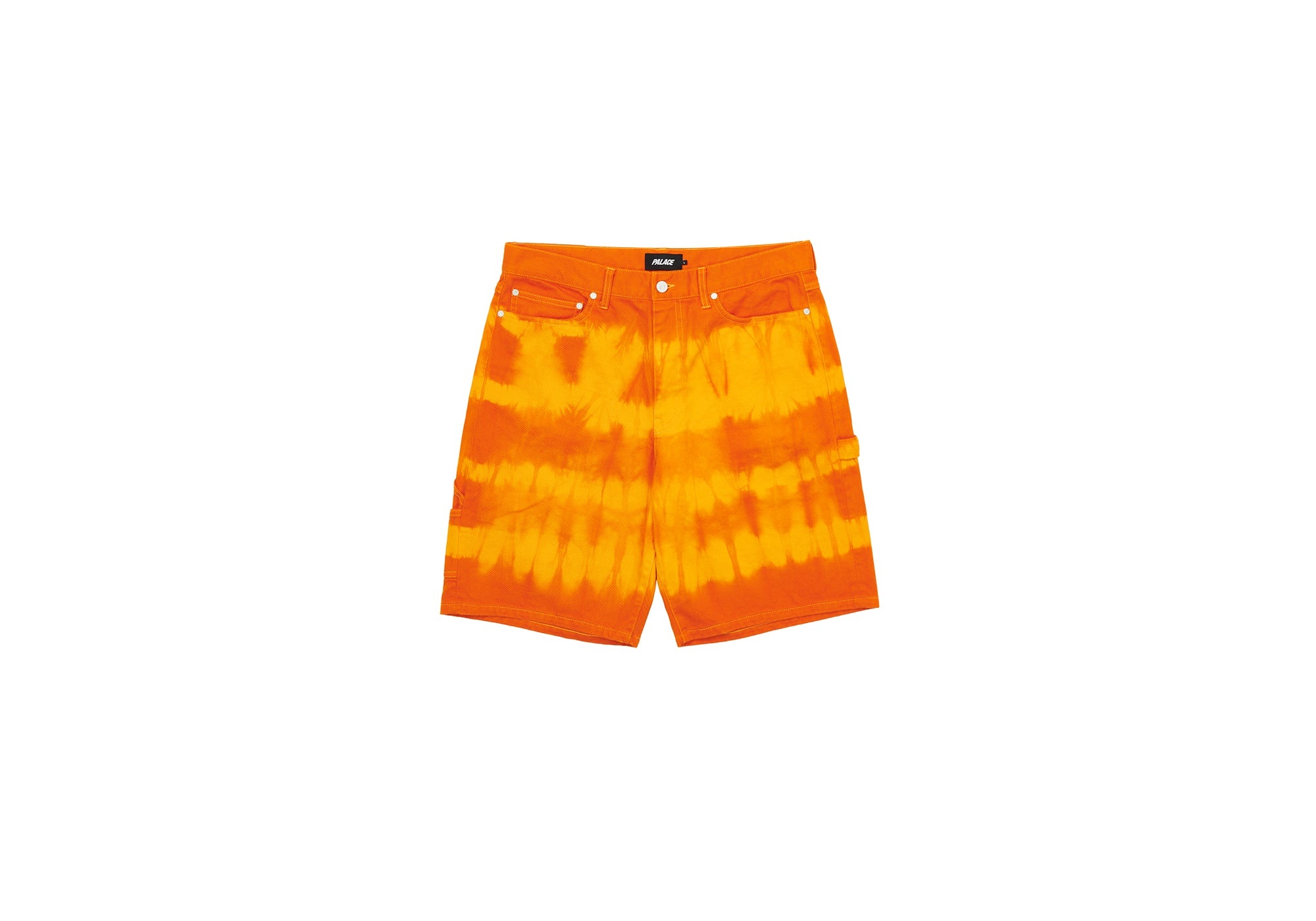 TIE-DYE SHORTS ORANGE - 1