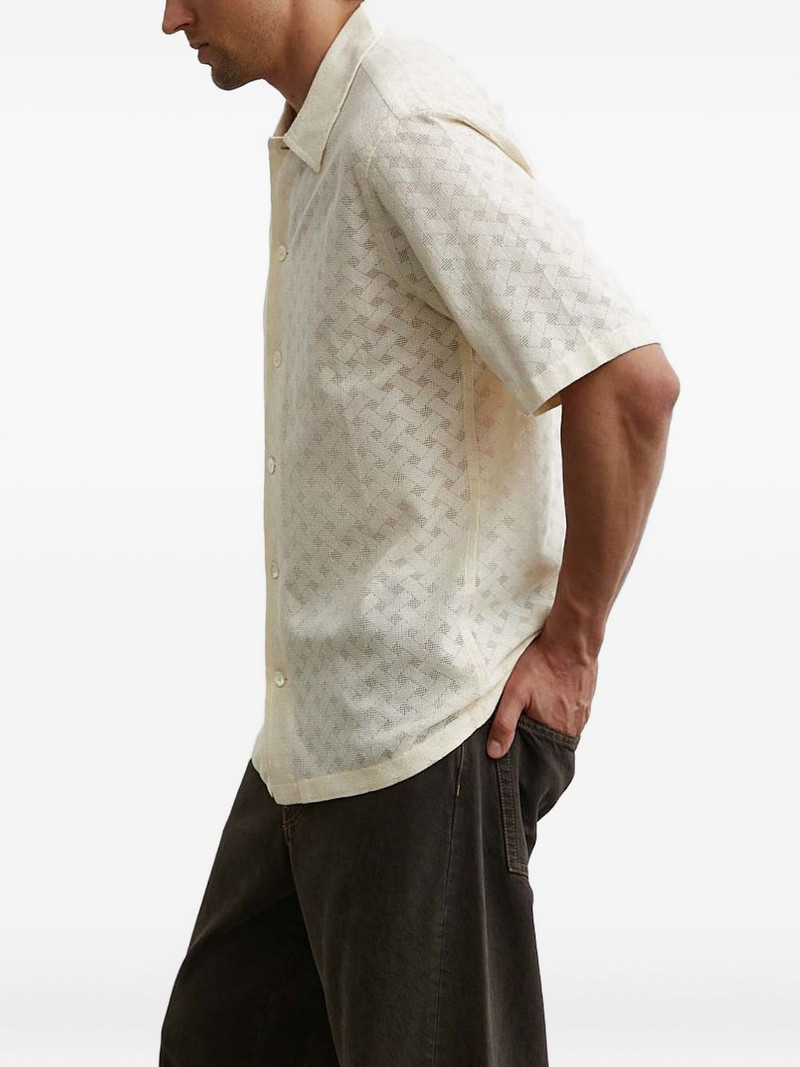 SUNFLOWER short-sleeve open-work shirt outlook