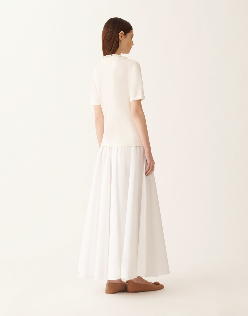 Silk and cotton polo 4